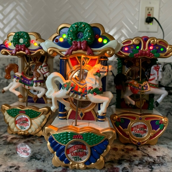 Mr. Christmas Carousel Christmas Decoration - Picture 1 of 7